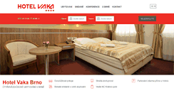 Desktop Screenshot of hotelvaka.cz